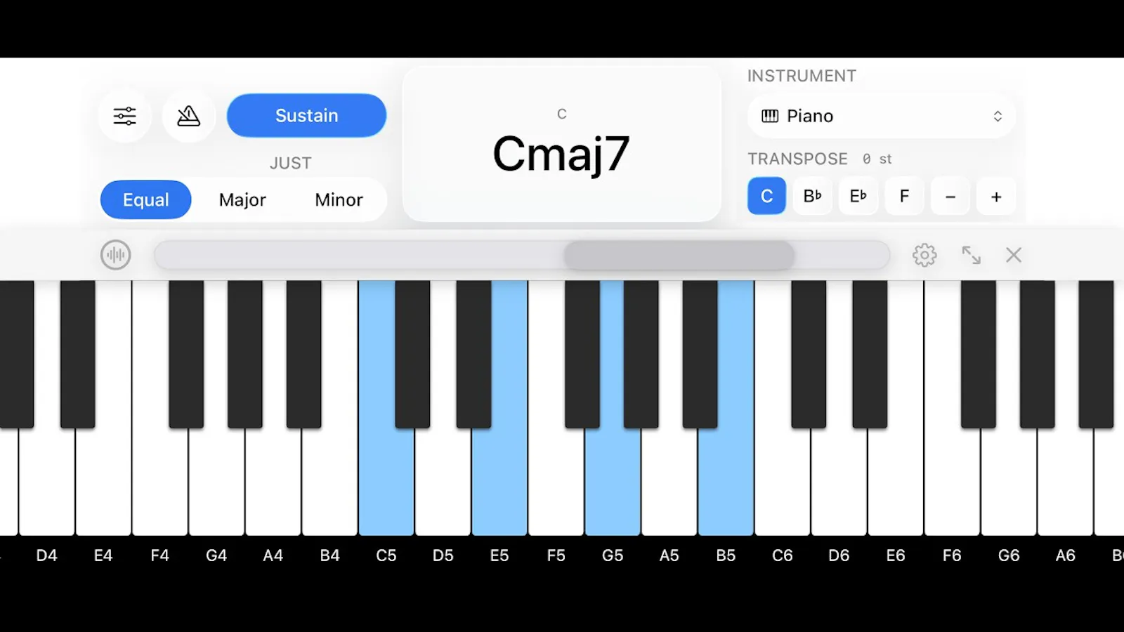 Harmodus Piano - Pure Tuning screenshot 1 (video preview)