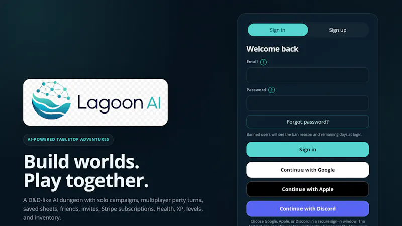 Lagoon AI screenshot 1