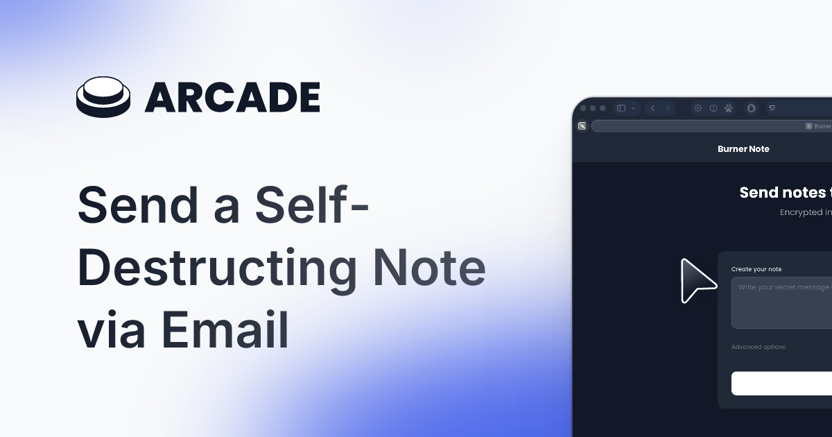 Burner Note - Screenshot 4 showing product features and functionality