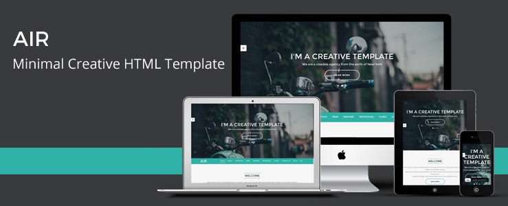 Air - Premium One Page HTML Template