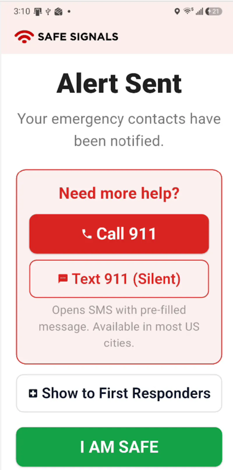Safe Signals screenshot 6