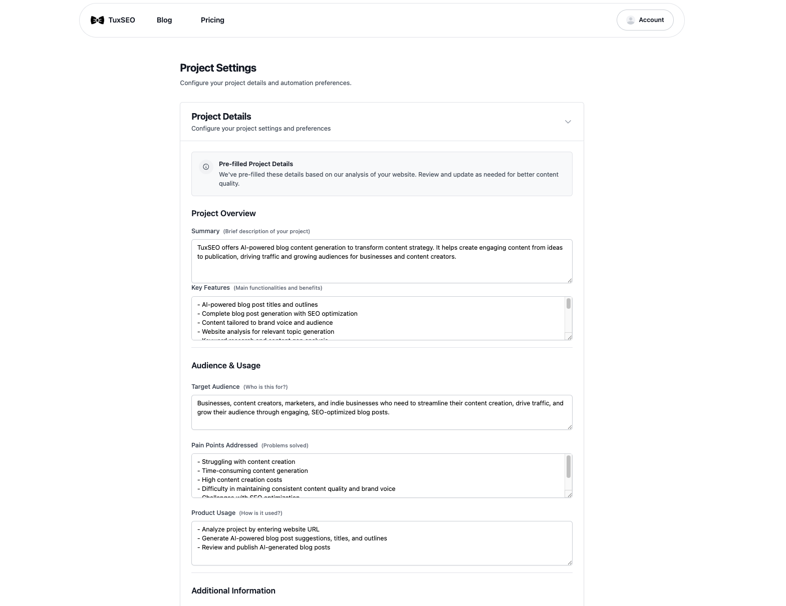 TuxSEO gallery image
