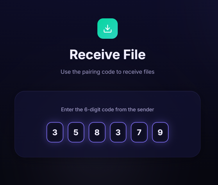 FluxShare - P2P File Transfer - Screenshot 4 showing product features and functionality