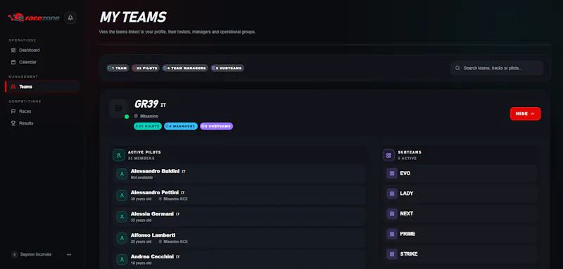 RaceZone screenshot 4