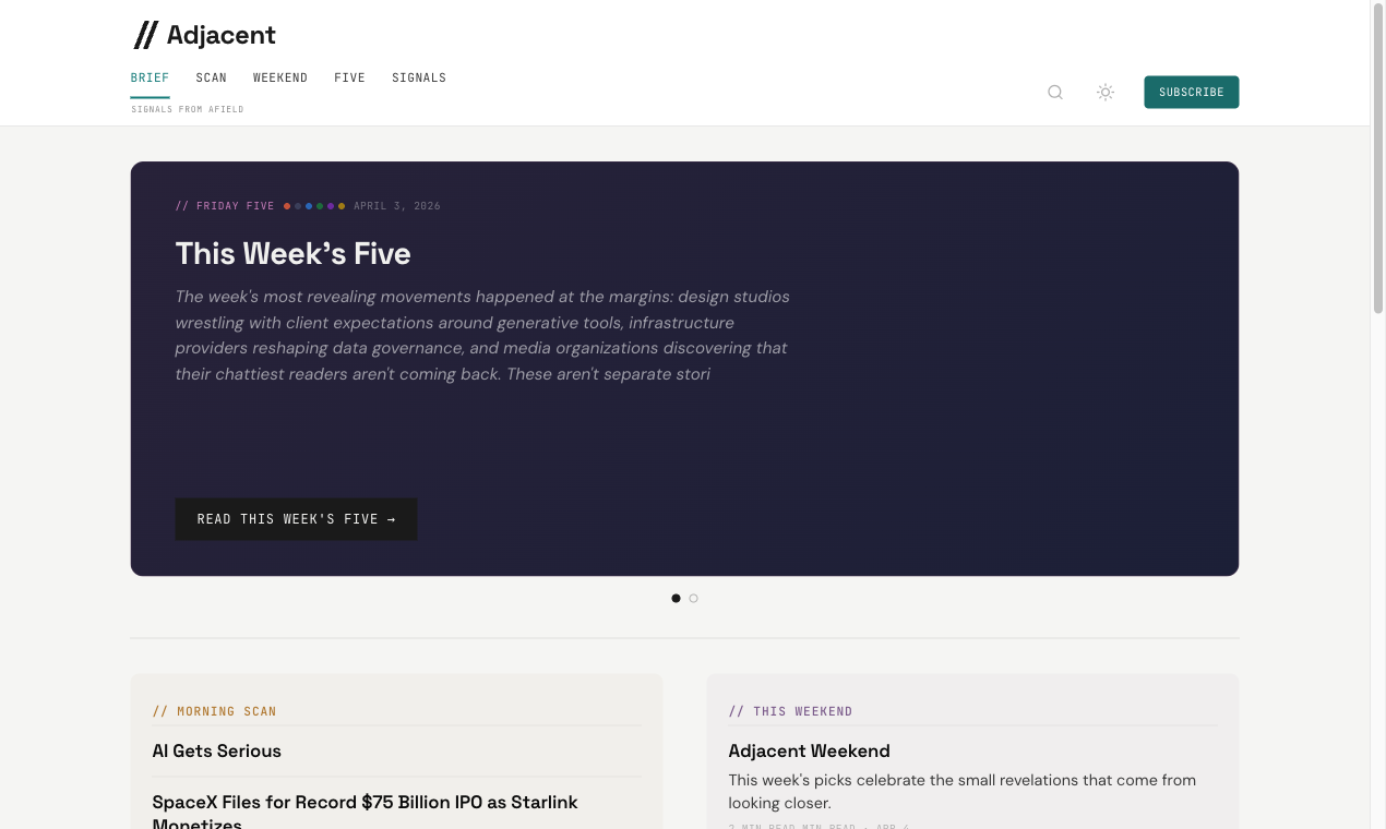 Adjacent Media  gallery image