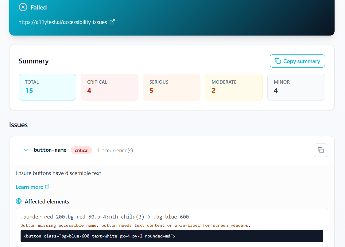a11ytest.ai gallery image