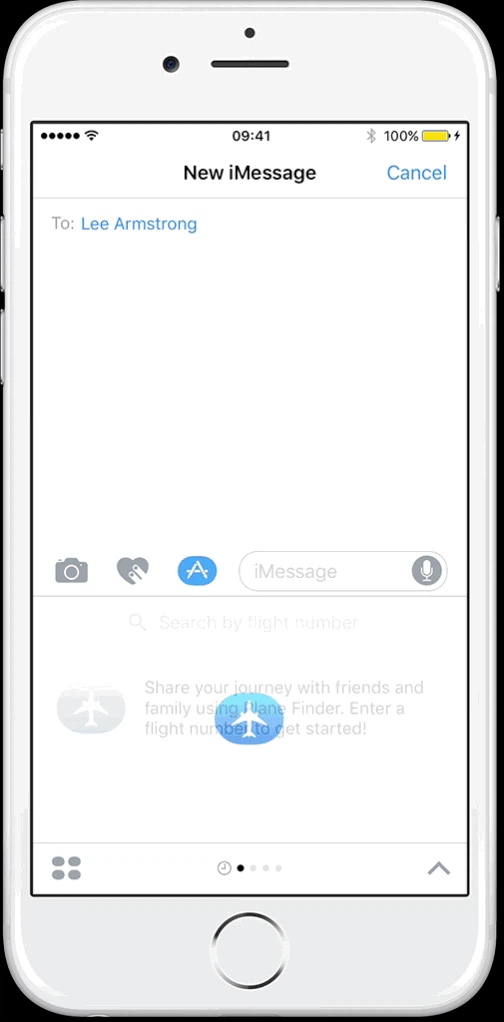 Plane Finder for iMessage