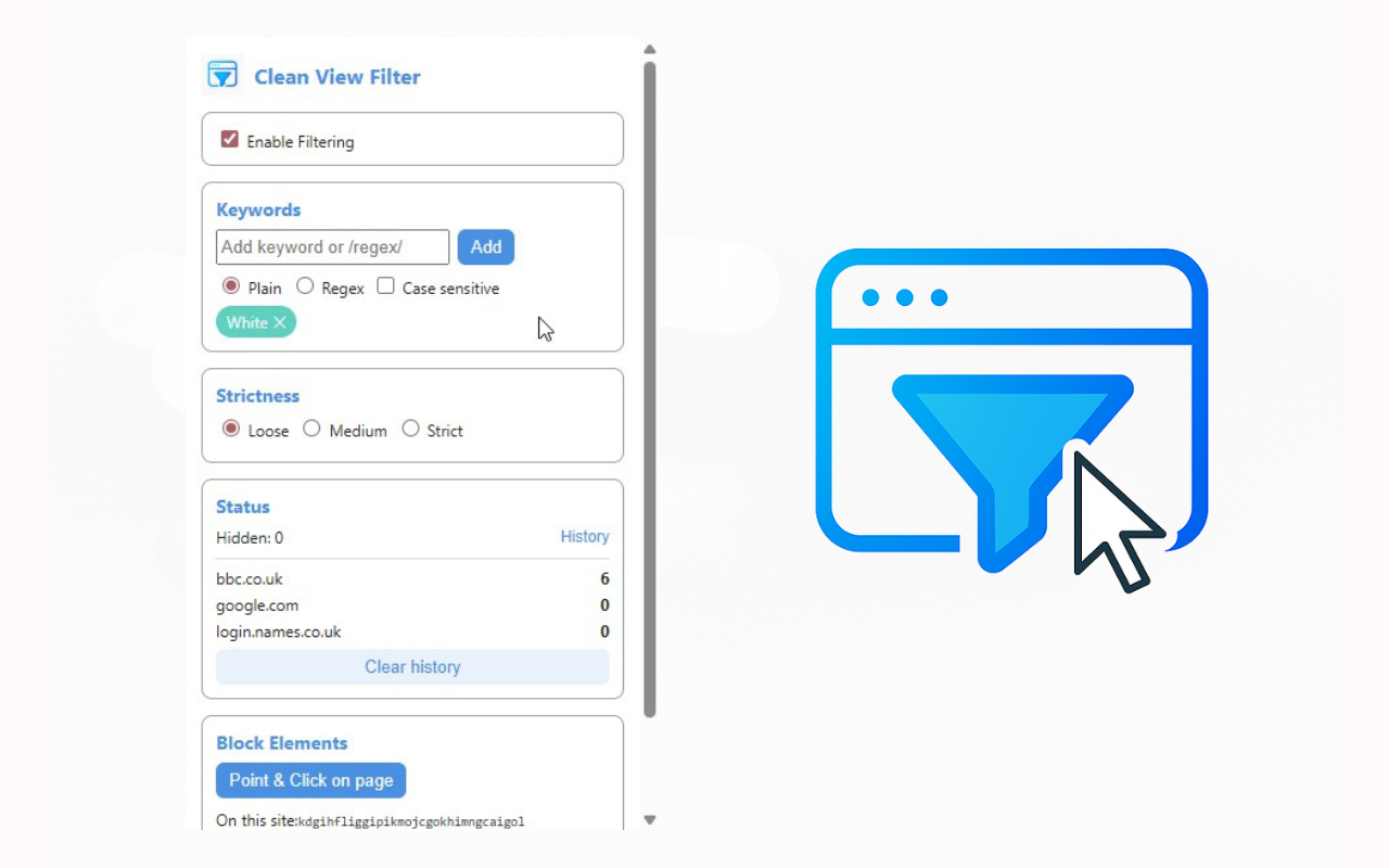 Clean View Filter - Screenshot 3 showing product features and functionality