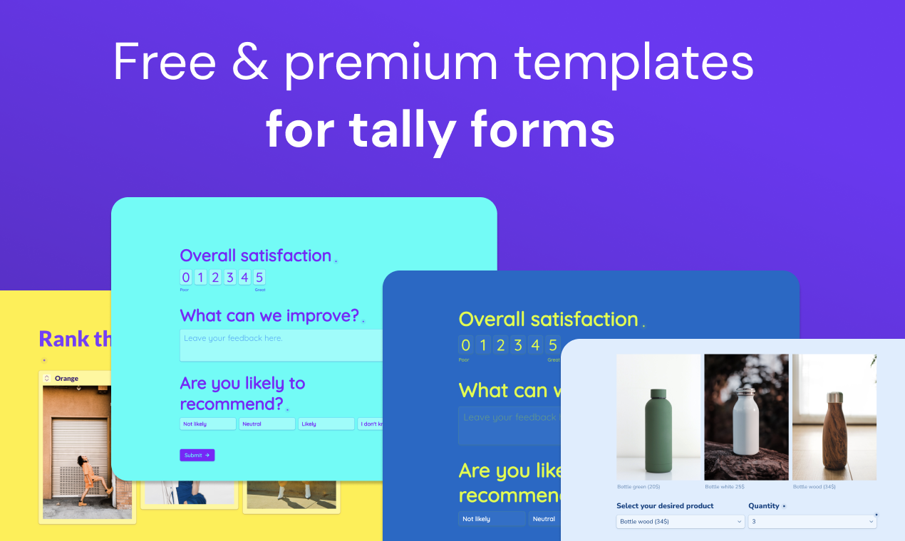 Tally Form Builder için Marketplace medya 1