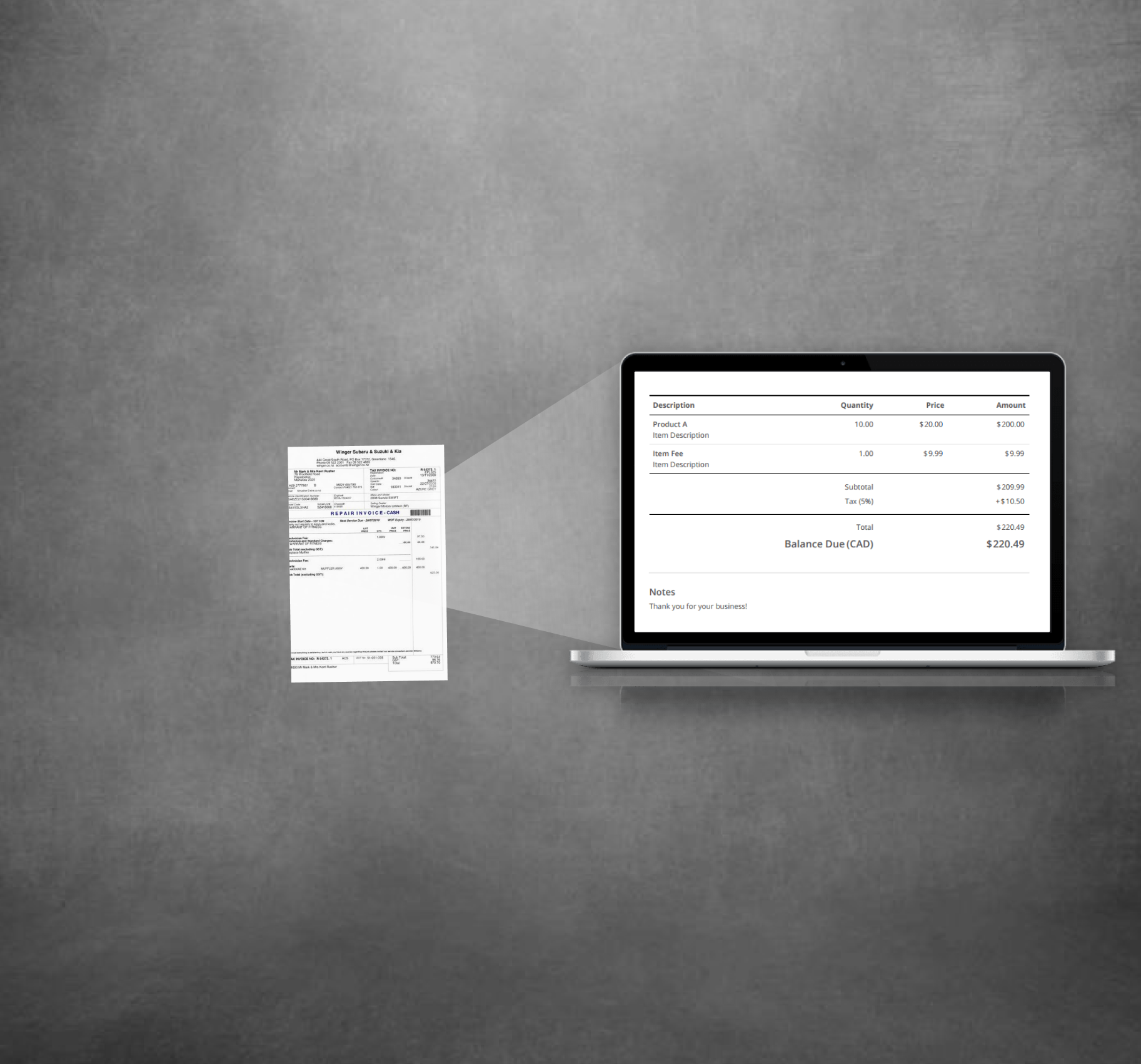 Lector de documentos - Documentar el lector de texto para los datos de KYC media 1