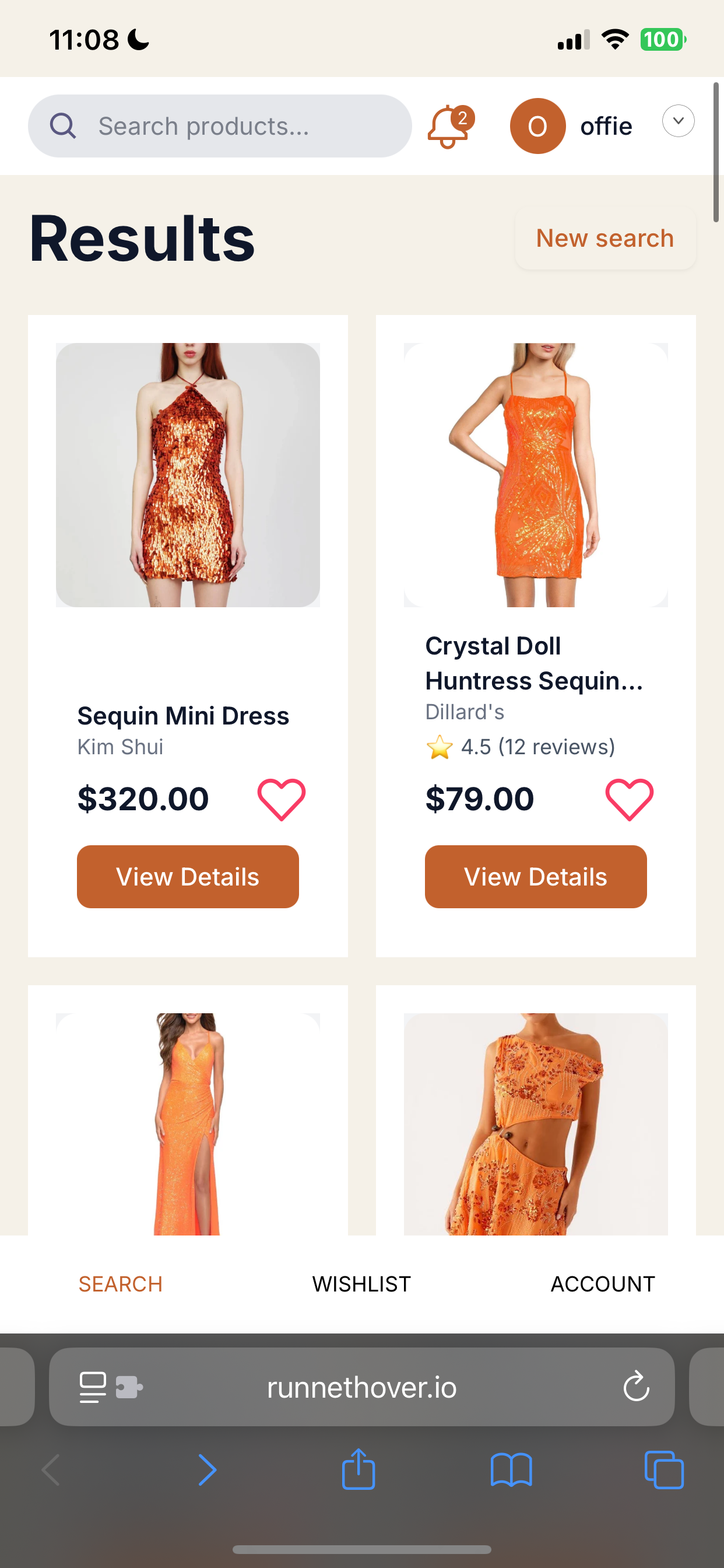 RUNNETH OVER - Screenshot 2 showing product features and functionality