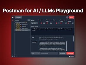 Laika: Postman for AI / LLMs playground. gallery image