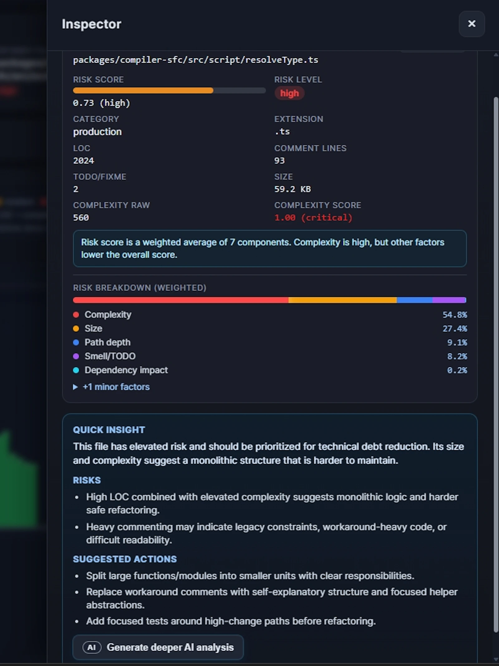 LegacyLens screenshot 3