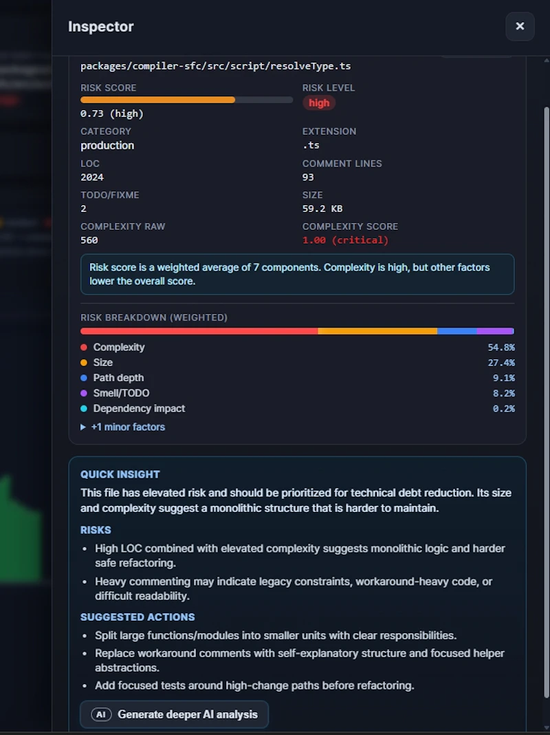 LegacyLens screenshot 3
