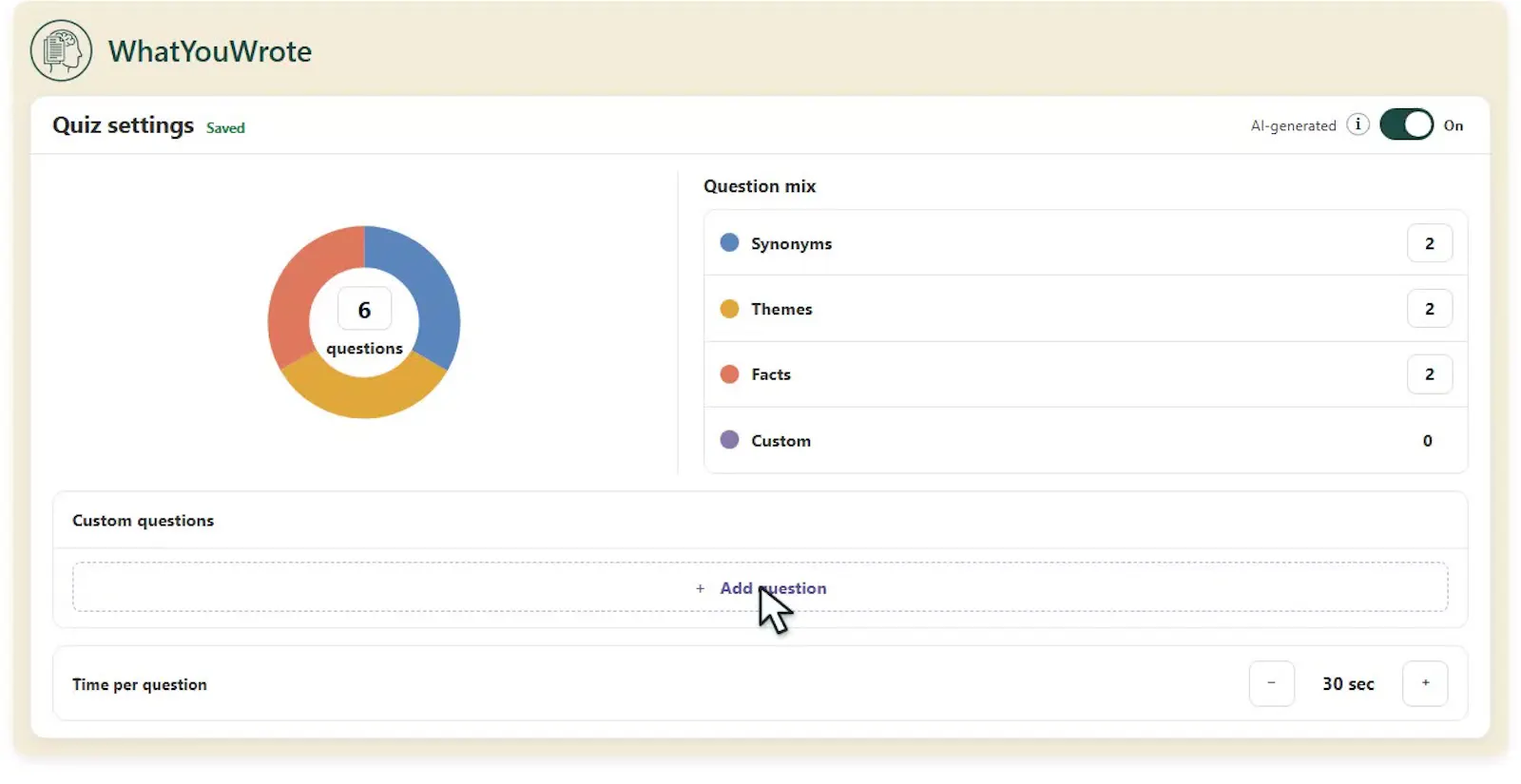 WhatYouWrote screenshot 3
