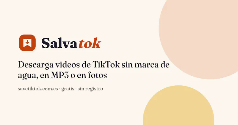 SaveTikTok.com.es screenshot 1