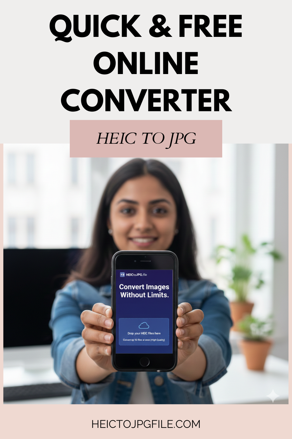 HEIC to JPG Converter - Main product screenshot demonstrating key features and user interface