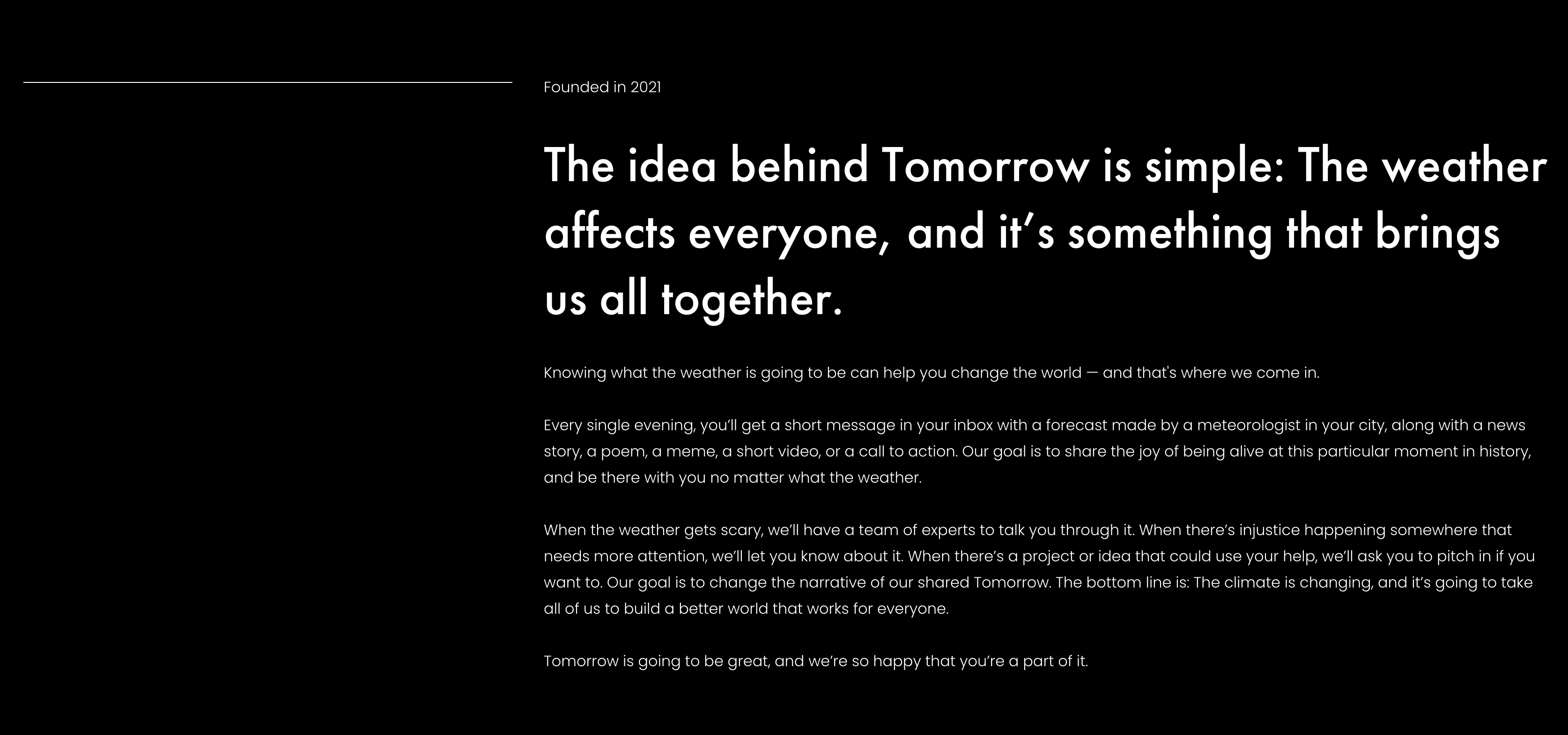 tomorrow gallery image