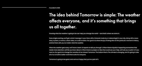 tomorrow gallery image