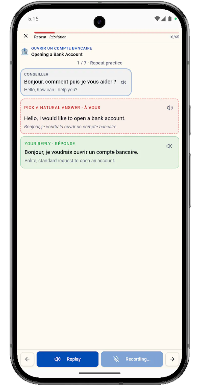 French Ready App screenshot 11