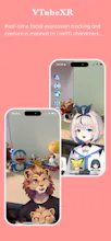 VTubeXR Live2D avatars with AR gallery image