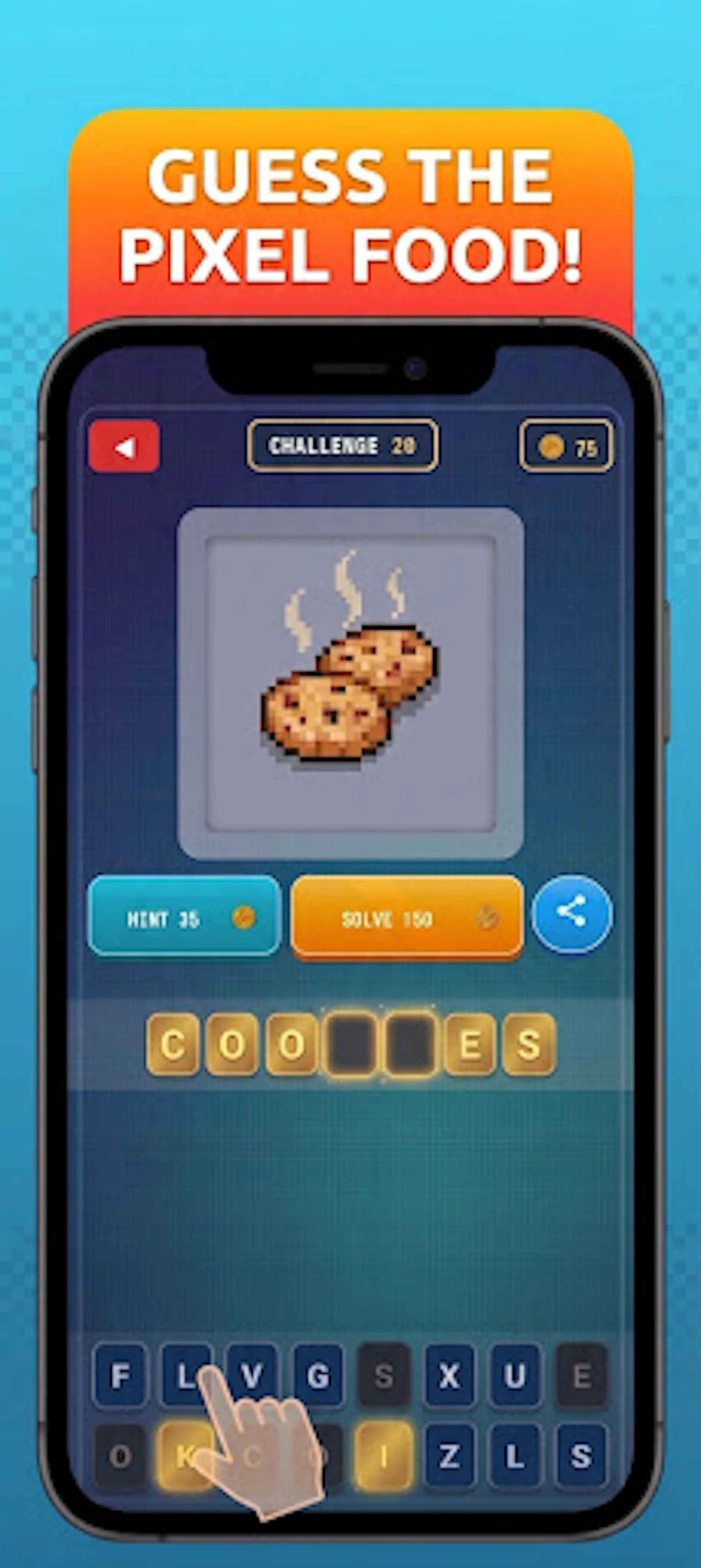 Food Guess: Pixel Art Trivia screenshot 1