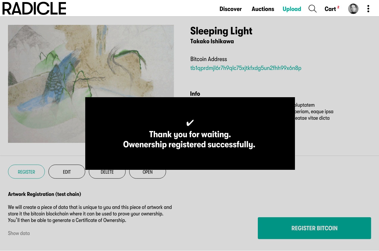 RADICLE gallery image