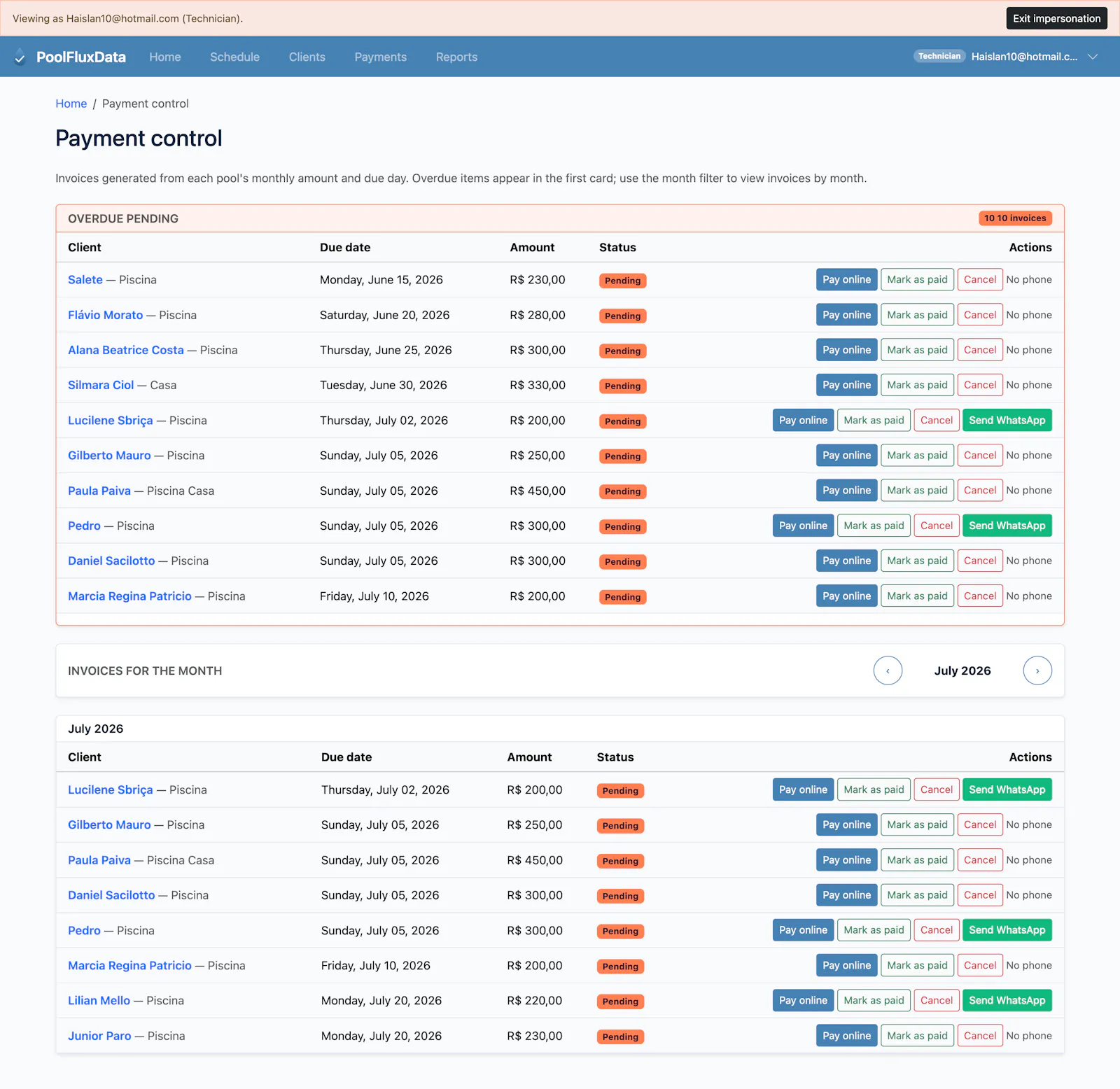PoolFluxData screenshot 3