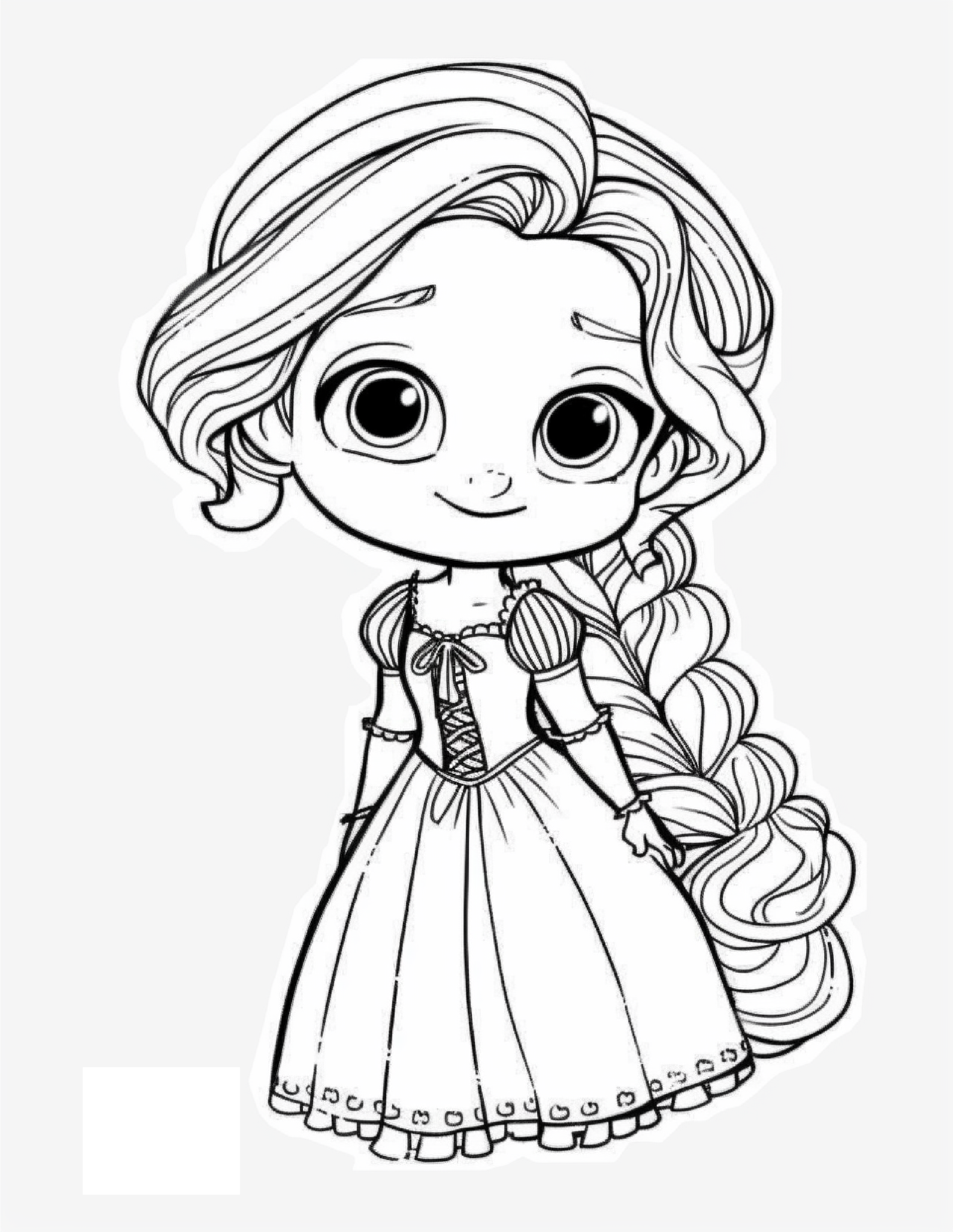 28 Princess Coloring Pages for Kids. gallery image