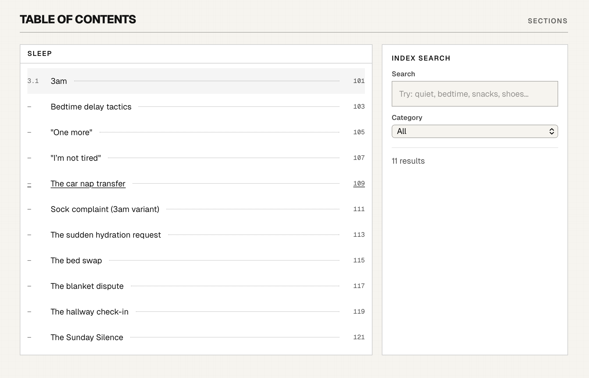 The Dad Manual - Screenshot 2 showing product features and functionality