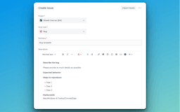 Issue Templates Pro for Jira media 2