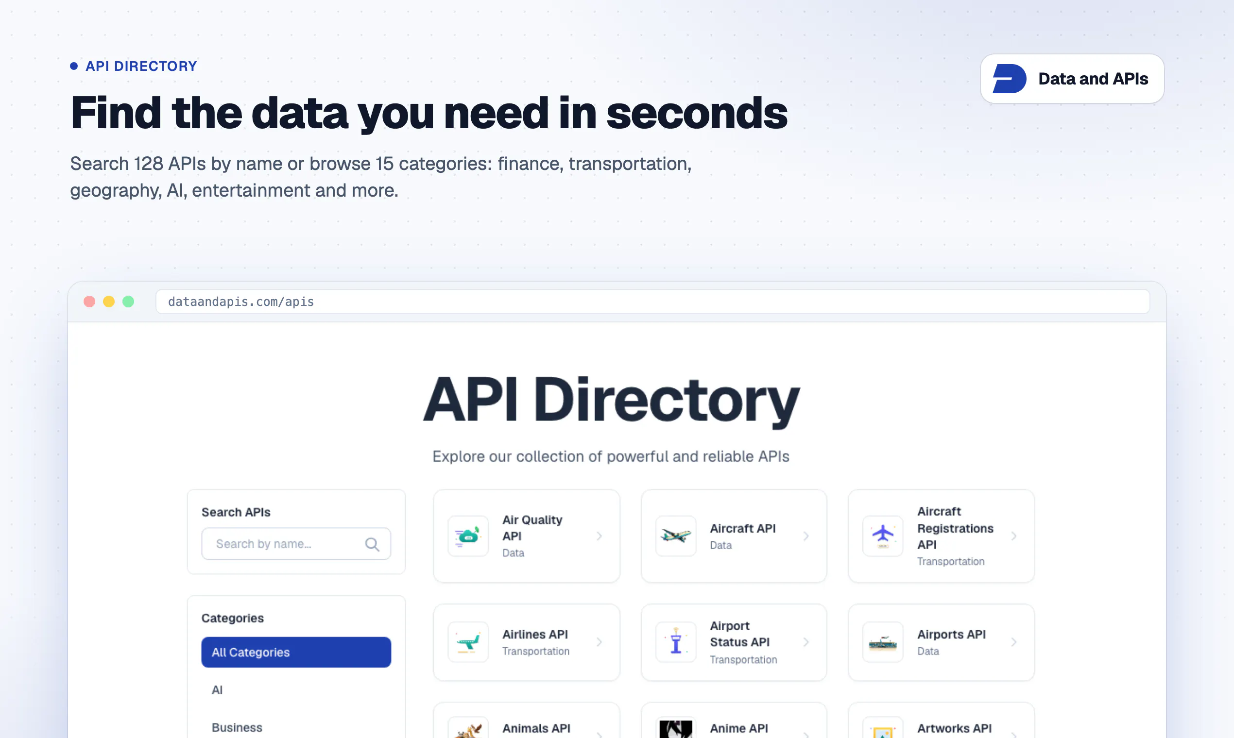 Data And Apis gallery image
