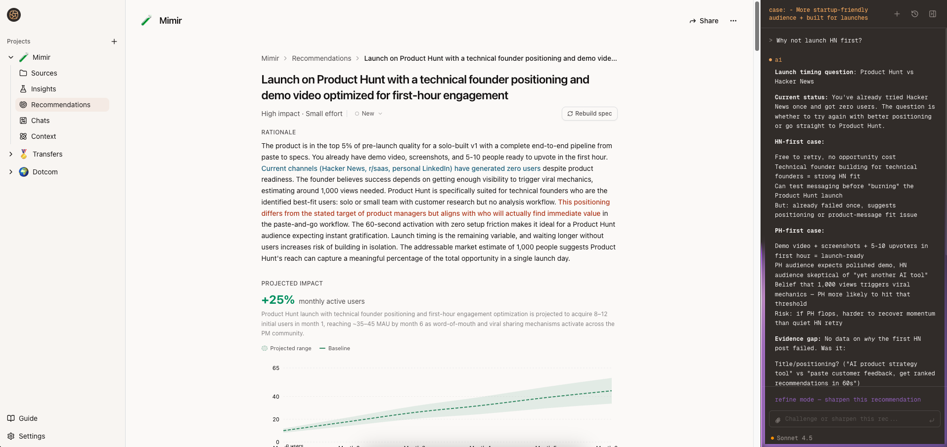 Mimir - Cursor for Product managers gallery image