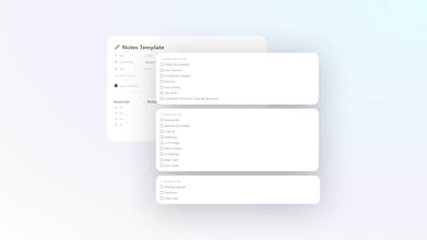 Product Designer Space - Notion Template gallery image