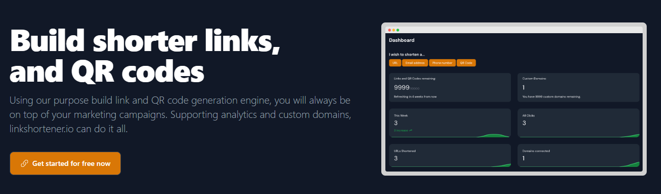 Media LinkShortener.Io - Bộ rút ngắn liên kết tất cả trong một của bạn và giải pháp mã QR! 1