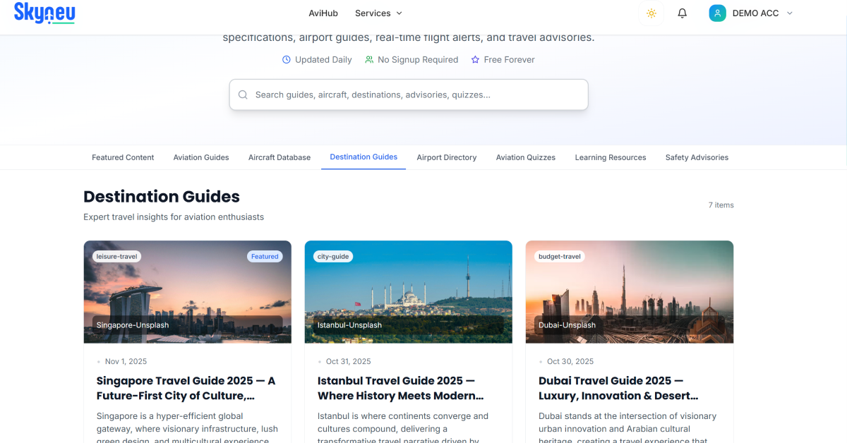 Skyneu — AI-Powered Travel Stack gallery image