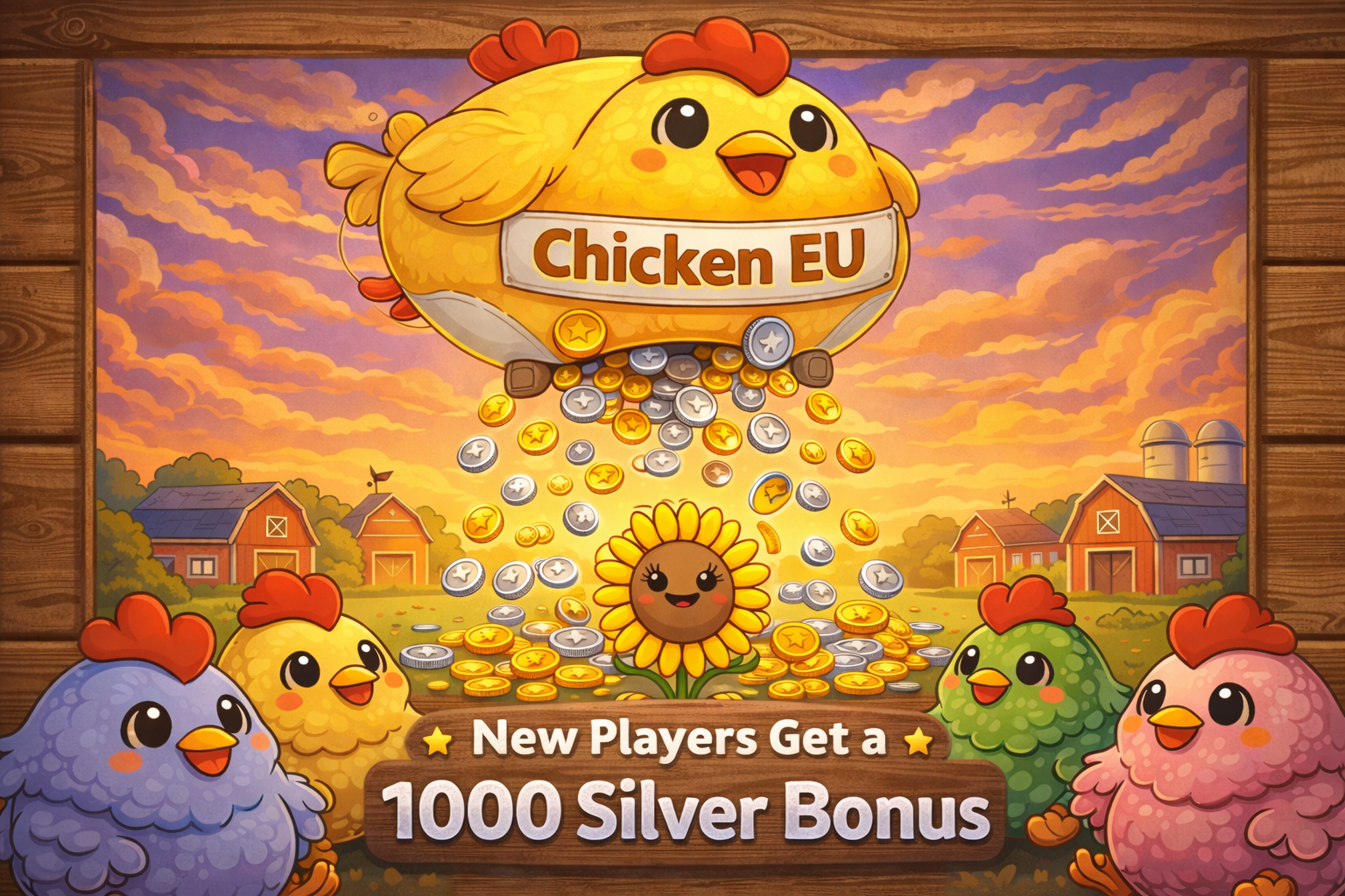 Chicken EU - Big Money Farm Game - Screenshot 2 showing product features and functionality