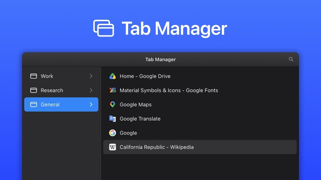 Tab Manager gallery image