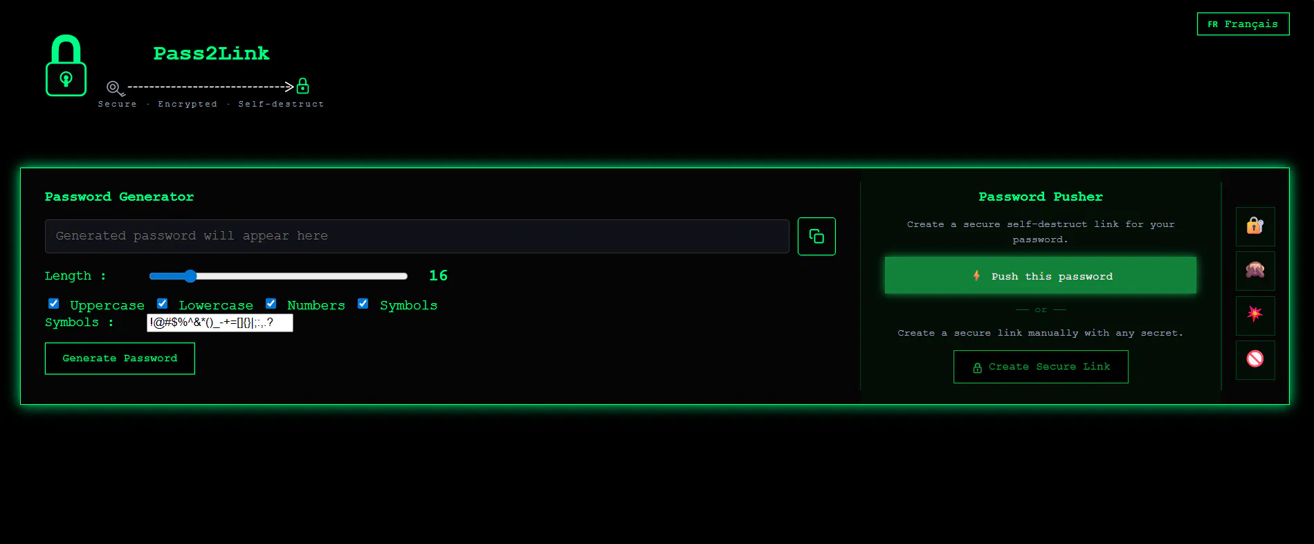 Pass2Link Password Generator&Secure Link 제품 배너