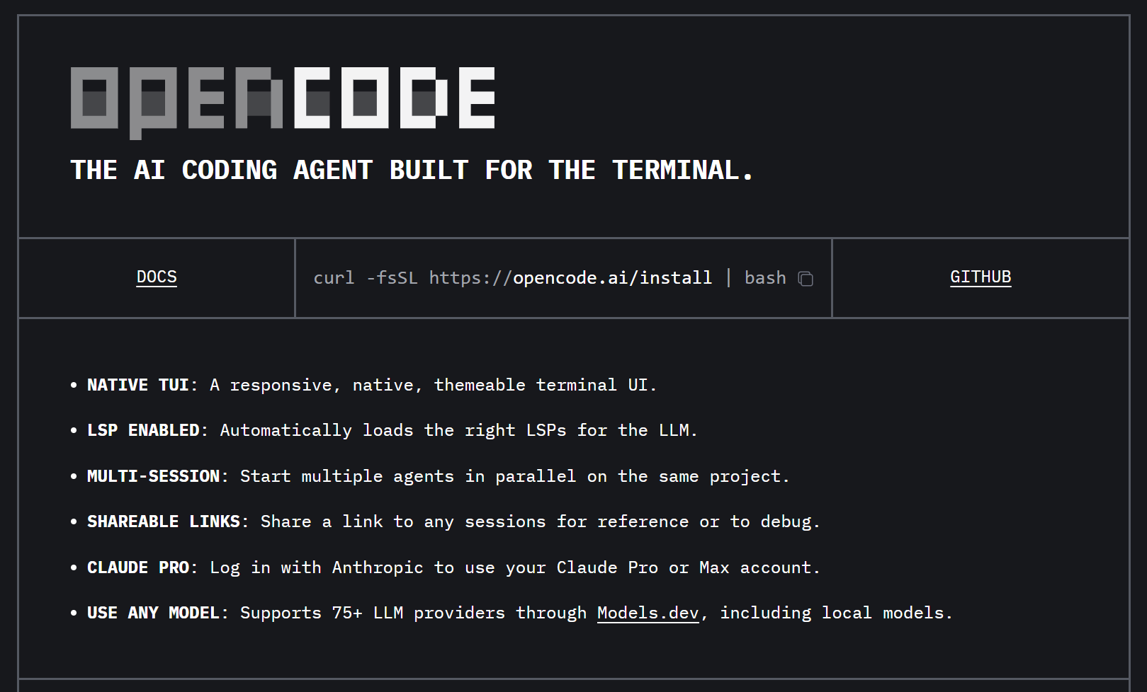 Code öffnen - Der KI -Agent Ihres Terminals mit jedem gewünschten Modell Medien 4