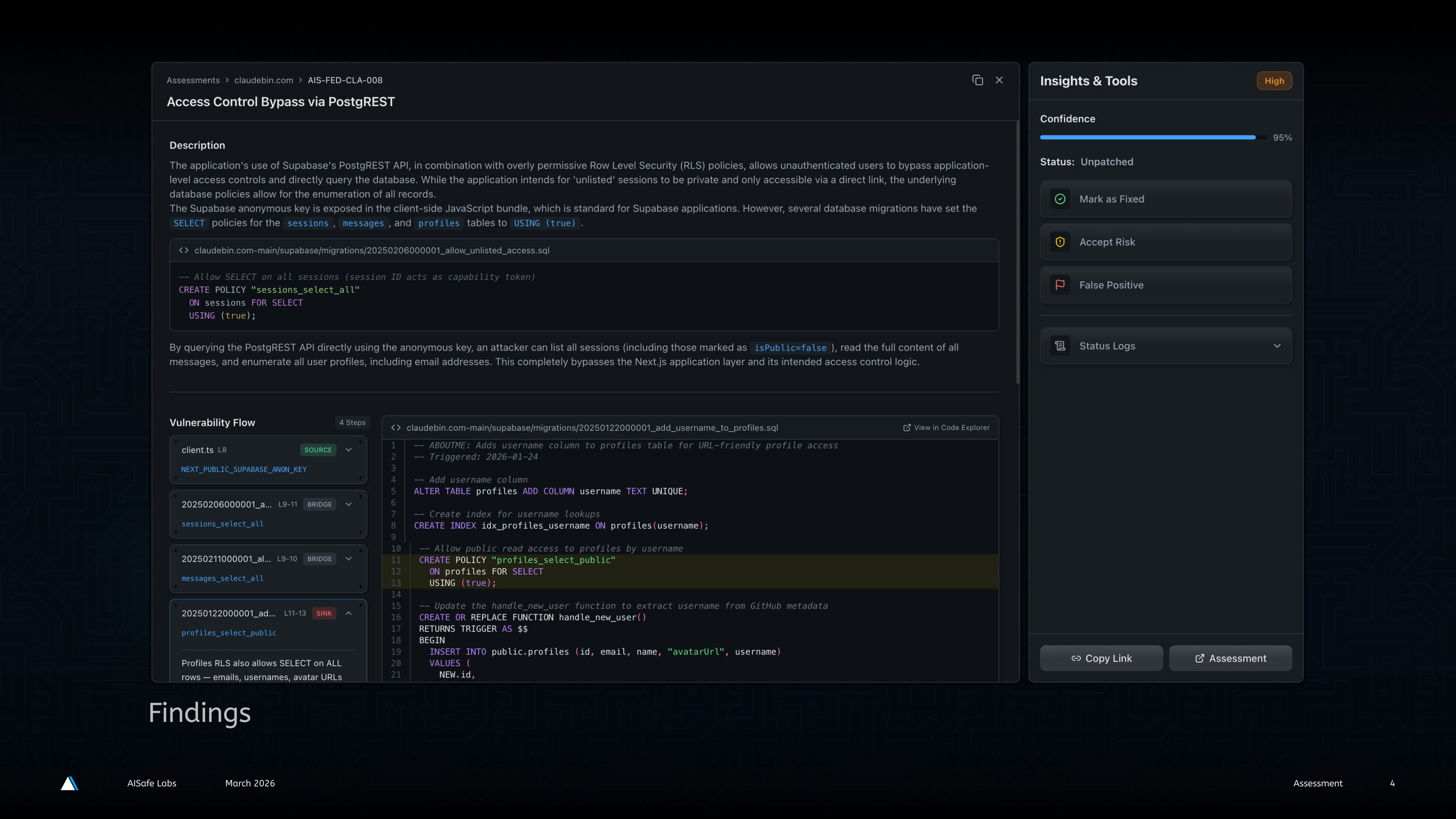 AISafe - Source code audit gallery image