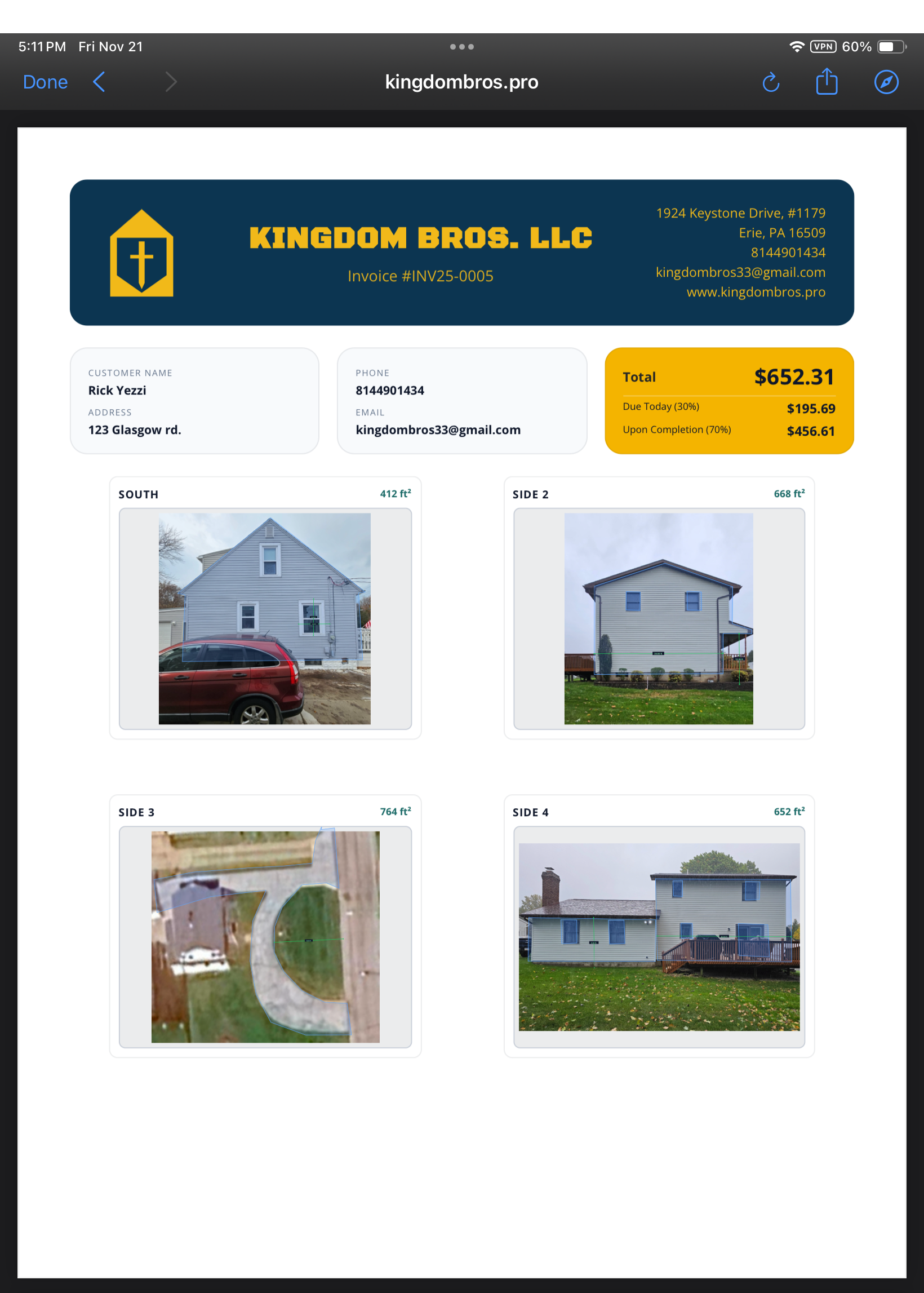Kingdom Bros. Estimator Pro gallery image