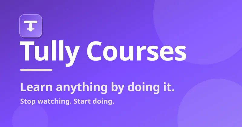 Tully Courses screenshot 2