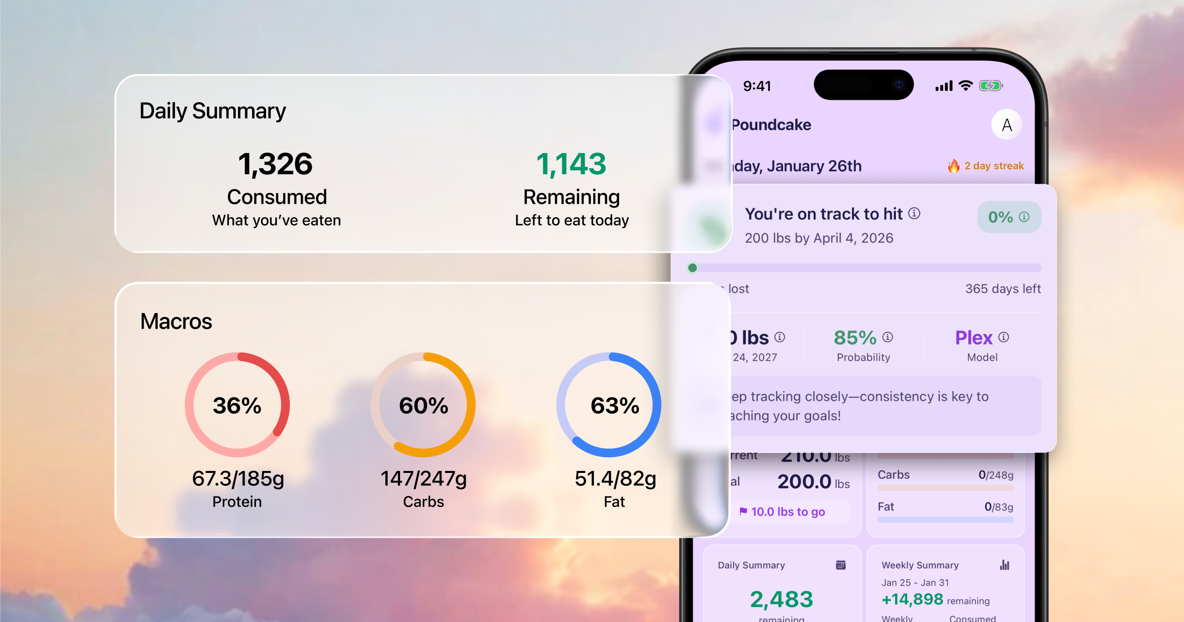 Poundcake - Screenshot 2 showing product features and functionality