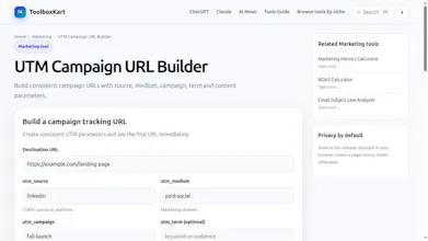 UTM Campaign URL Builder gallery image