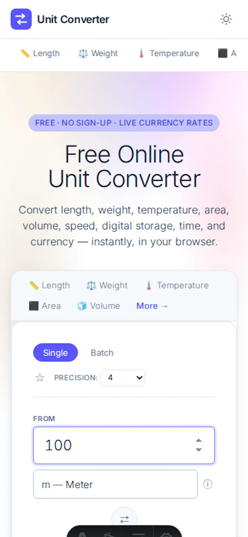 Unit Converter screenshot 3
