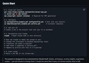 Career-Ops on Claude 畫廊圖片