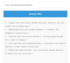 Etsy Title Generator gallery image