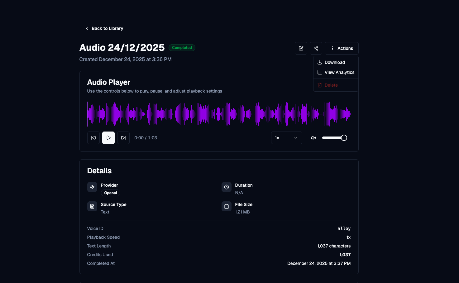 PlaysText - Screenshot 3 showing product features and functionality