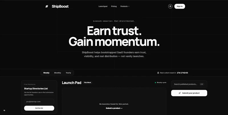 ShipBoost screenshot 2